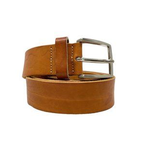 Mens GANT Genuine Leather Tan Soft Belt Size 38 Made in Italy 46271